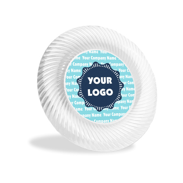 Custom Logo & Company Name Plastic Party Appetizer & Dessert Plates - 6"