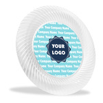 Logo & Company Name Plastic Party Dinner Plates - 10"