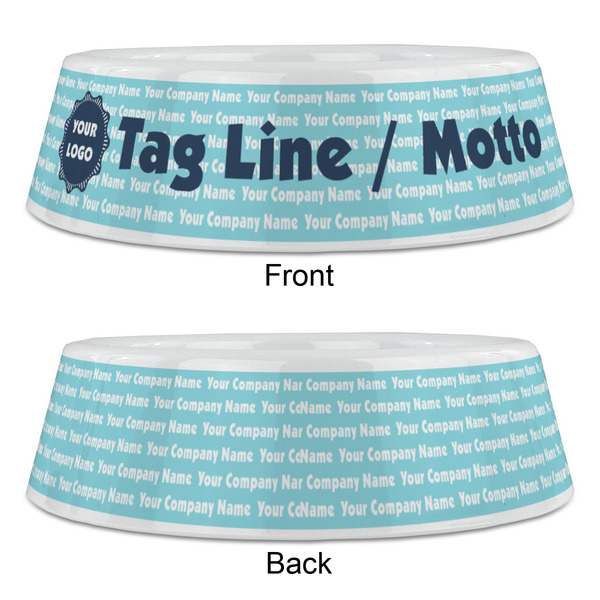 Logo & Company Name Plastic Pet Bowls - Large - APPROVAL