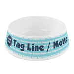 Logo & Company Name Plastic Dog Bowl - Small