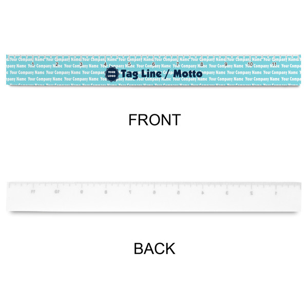 Logo & Company Name Plastic Ruler - 12" - APPROVAL