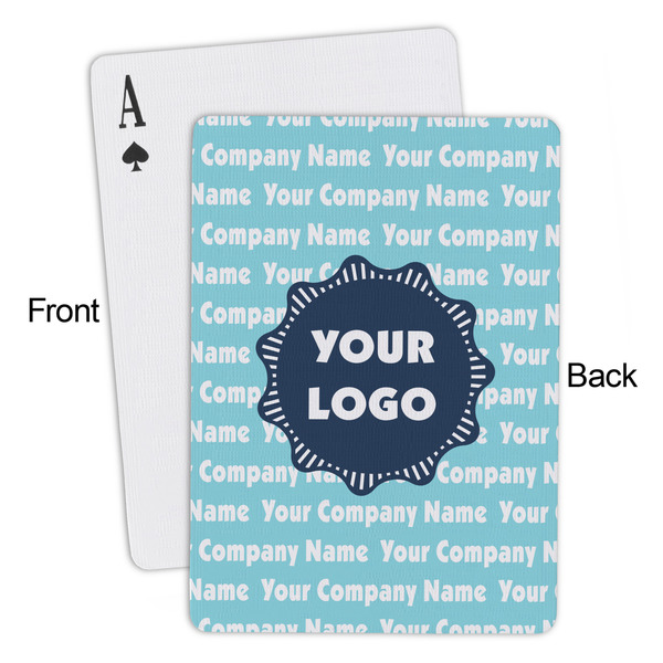 Logo & Company Name Playing Cards - Approval
