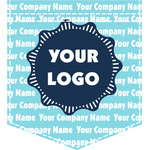 Logo & Company Name Iron On Faux Pocket (Personalized)