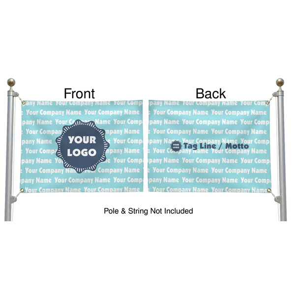 Logo & Company Name Pole Flag (Approval)