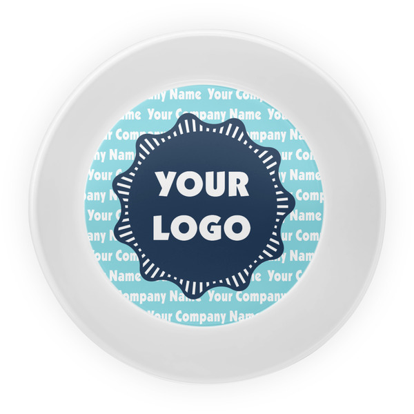 Logo & Company Name Melamine Bowl - Center