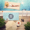 Logo & Company Name Pool Towel Lifestyle
