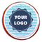 Logo & Company Name Printed Icing Circle - Large - On Cookie