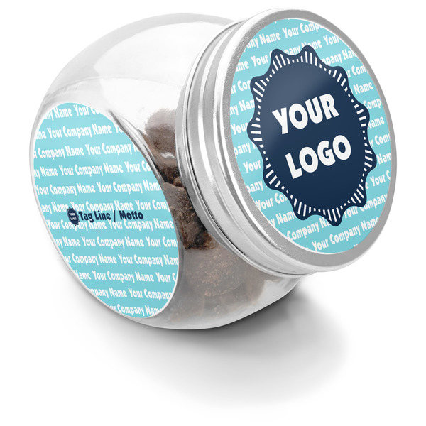 Custom Logo & Company Name Puppy Treat Jar