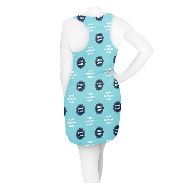 Logo & Company Name Racerback Dress - On Model - Back