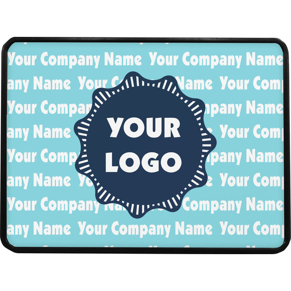 Logo & Company Name Rectangular Car Hitch Cover w/ FRP Insert