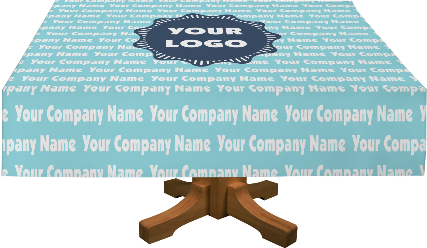 Logo & Company Name Tablecloth (Personalized) YouCustomizeIt