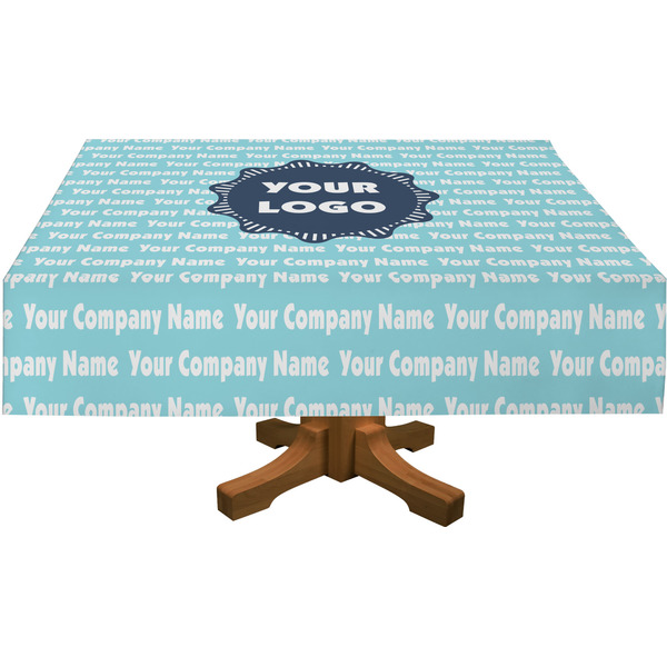 Logo & Company Name Rectangular Tablecloths (Personalized)