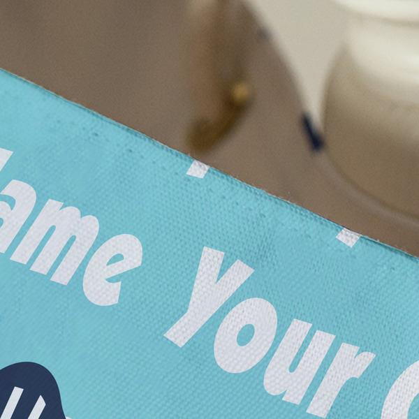 Logo & Company Name Large Rope Tote - Close Up View