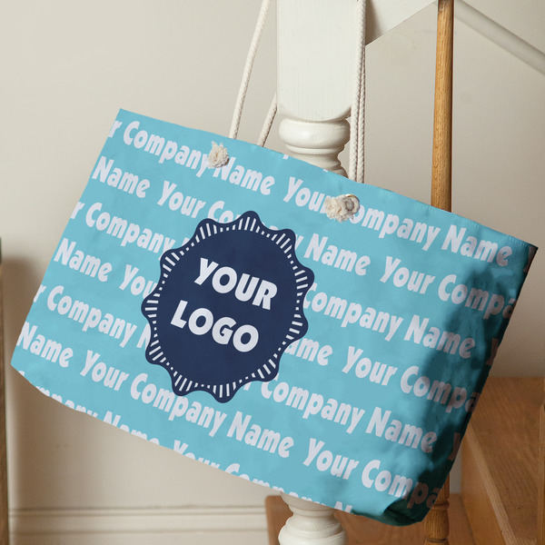 Logo & Company Name Large Rope Tote - Life Style