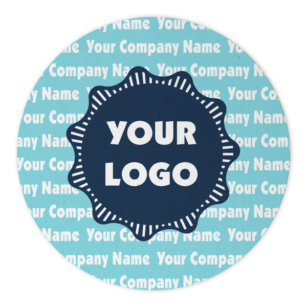 Logo & Company Name Round Paper Coaster - Approval