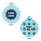 Logo & Company Name Round Pet Tag - Front & Back