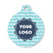 Logo & Company Name Round Pet ID Tag - Small