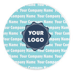 Logo & Company Name Round Stone Trivet