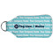 Logo & Company Name Sanitizer Holder Keychain - Large (Back)