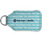 Logo & Company Name Sanitizer Holder Keychain - Small (Back)
