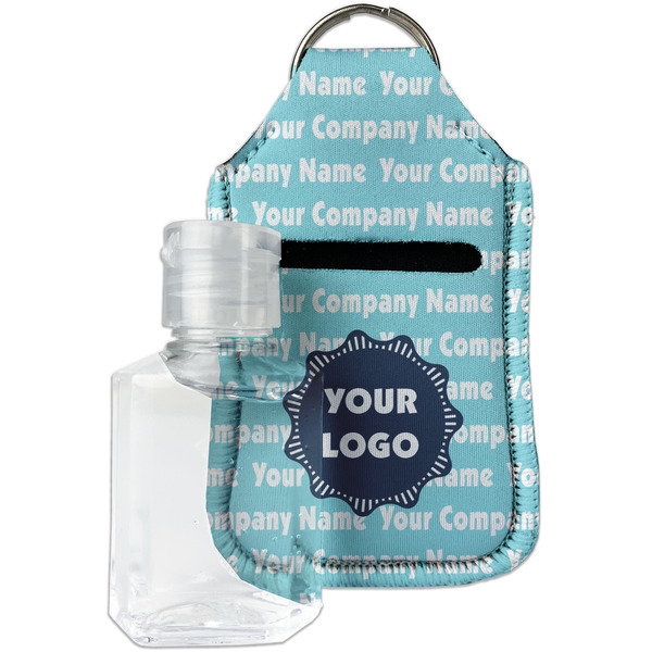 Custom Logo & Company Name Hand Sanitizer & Keychain Holder - Small