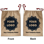 Logo & Company Name Santa Sack - Double-Sided