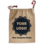 Logo & Company Name Santa Sack - Single-Sided