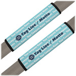 Logo & Company Name Seat Belt Covers - Set of 2