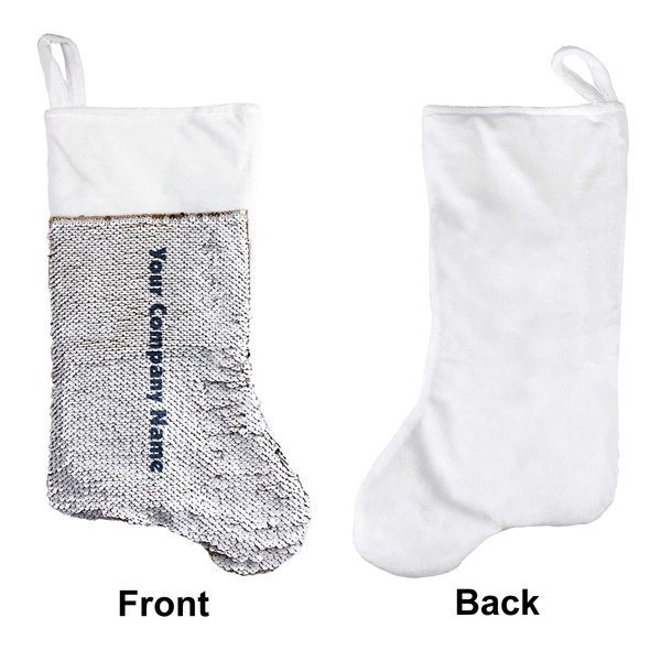 Logo & Company Name Sequin Stocking - Approval