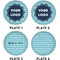 Logo & Company Name Set of Lunch / Dinner Plates (Approval)