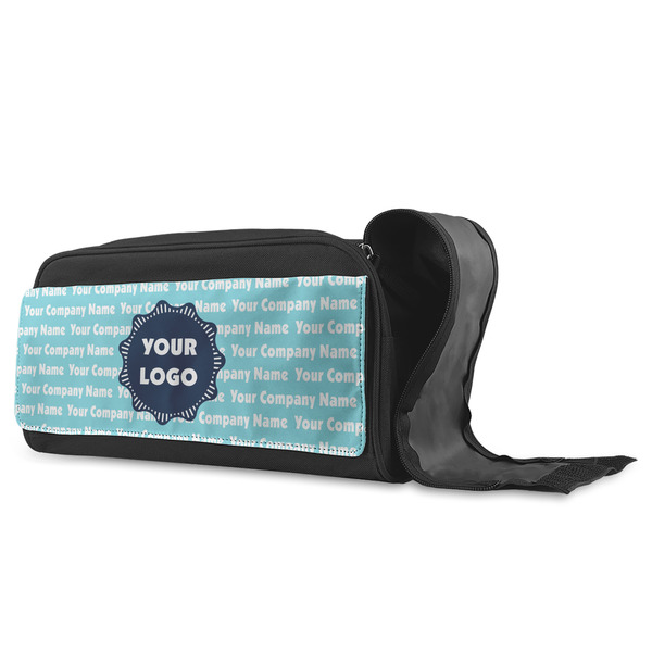 Logo & Company Name Shoe Bags - ANGLE (Open)