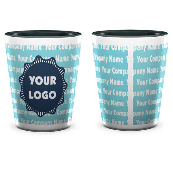 Logo & Company Name Shot Glass - Two Tone - APPROVAL
