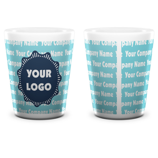 Logo & Company Name Shot Glass - White - APPROVAL