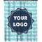 Logo & Company Name Shower Curtain 70x90