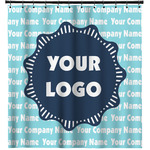 Logo & Company Name Shower Curtain (Personalized)