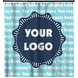 Logo & Company Name Shower Curtain - 71" x 74"