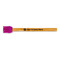 Logo & Company Name Silicone Brush-  Purple - FRONT
