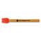 Logo & Company Name Silicone Brush-  Red - FRONT