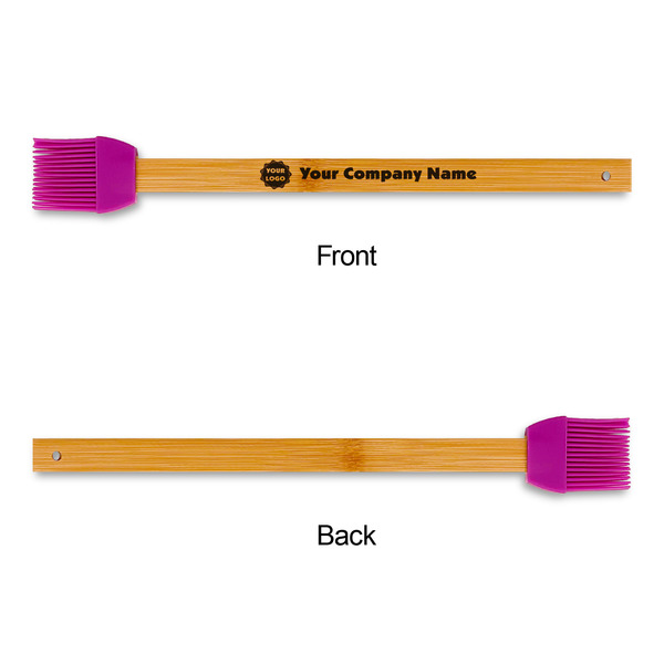 Logo & Company Name Silicone Brushes - Purple - APPROVAL