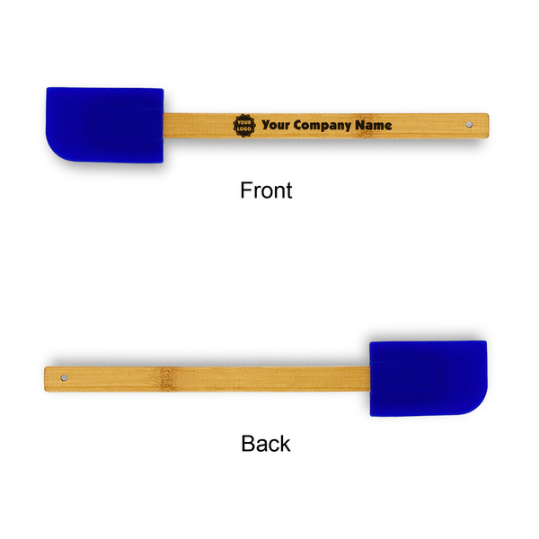 Logo & Company Name Silicone Spatula - Blue - APPROVAL