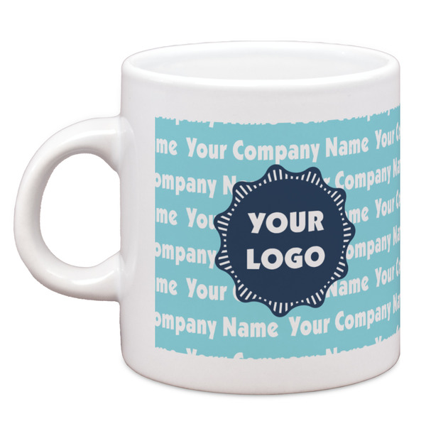 Logo & Company Name Single Shot Espresso Cup - Single Front