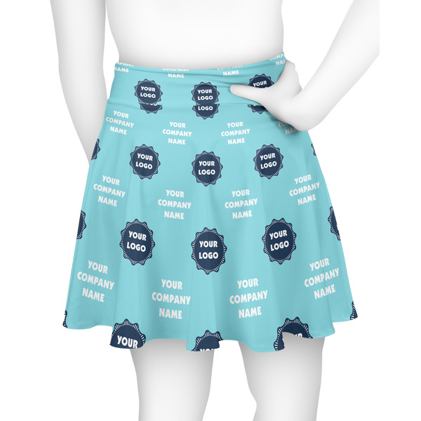 Logo & Company Name Skater Skirt - Back