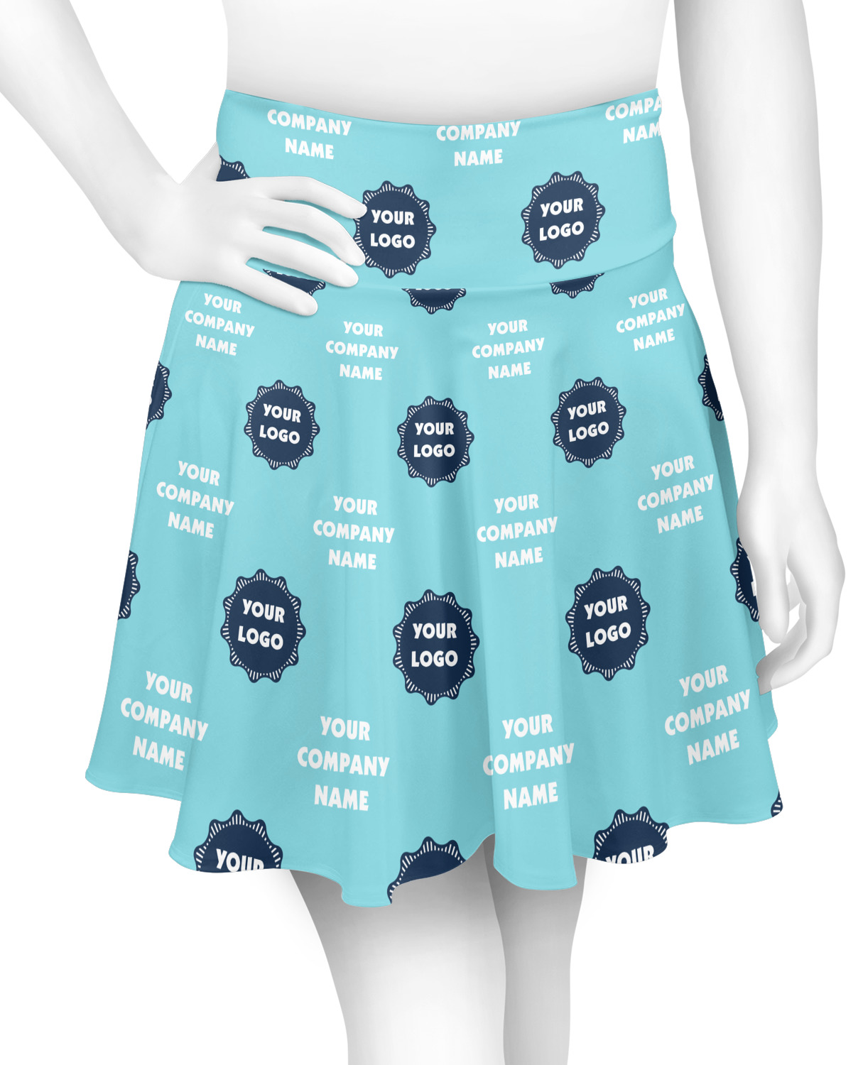 Logo & Company Name Skater Skirt Large (Personalized) YouCustomizeIt