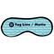 Logo & Company Name Sleeping Eye Mask - Front Large
