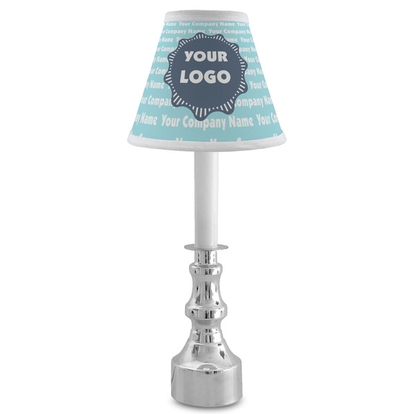 Logo & Company Name Small Chandelier Lamp - LIFESTYLE (on candle stick)