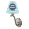Logo & Company Name Small Chandelier Lamp - LIFESTYLE (on wall lamp)