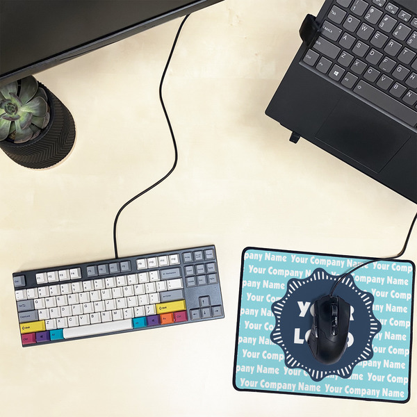Logo & Company Name Small Gaming Mats - LIFESTYLE