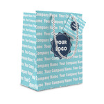 Logo & Company Name Gift Bag - Small