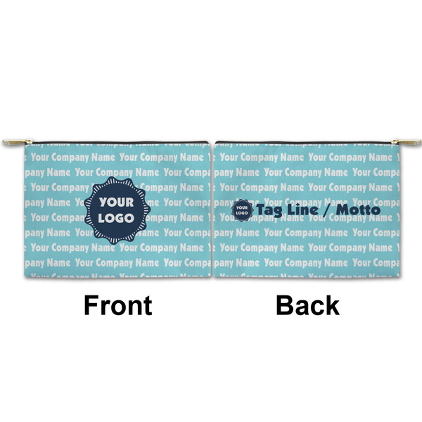 Logo & Company Name Small Zipper Pouch Approval (Front and Back)
