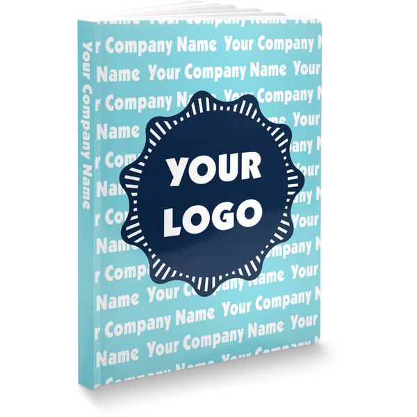 Custom Logo & Company Name Softbound Notebook - 5.75" x 8"